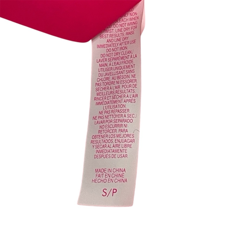 Victoria's Secret Vibrant Pink Bikini with Striped Detail - Picture 7 of 11